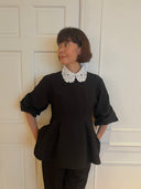 【2026年 2月中旬お届け開始】フラワーレース付け襟