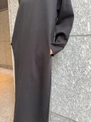 【10月下旬お届け開始】バックZIPロングワンピース