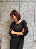 【10月下旬お届け開始】バックZIPロングワンピース