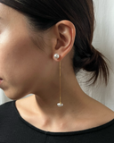 【＊受注生産】H/SWING PEARL PIERCE（スウィングパールピアス）