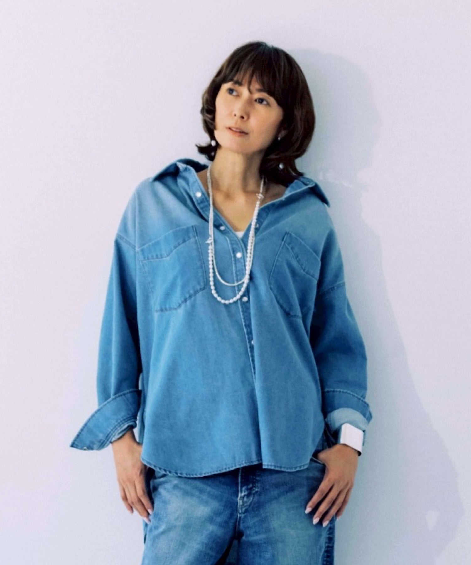 シグネチャーデニムシャツ – Adé Lifestyle