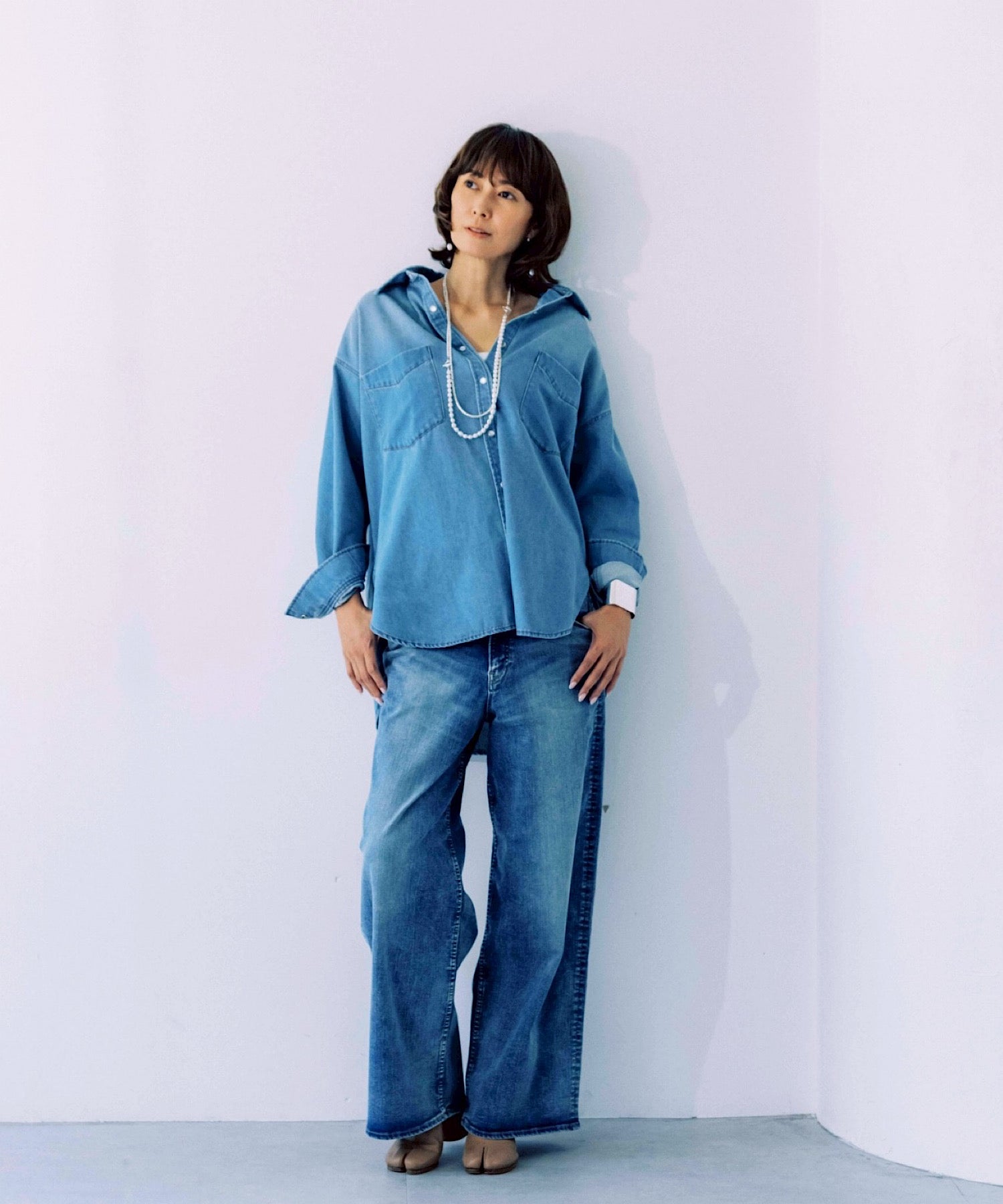 シグネチャーデニムシャツ – Adé Lifestyle