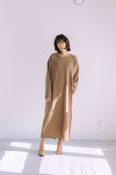 【10月下旬お届け開始】バックZIPロングワンピース